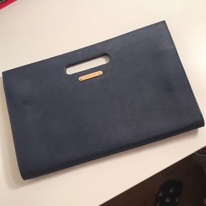 Michael Kors Navy Clutch